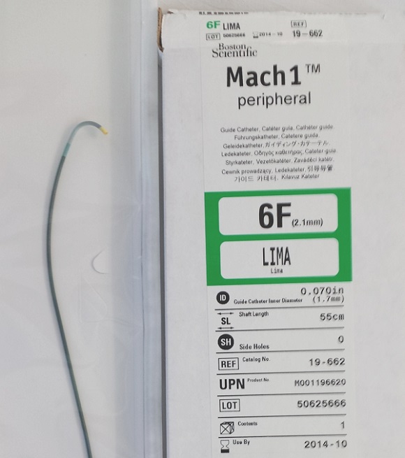 The Mach 1 Guide Catheter